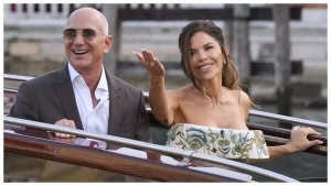 Indian Mogul Natasha Poonawalla Turns Heads at Bezos Wedding with Daring Red Heart Dress