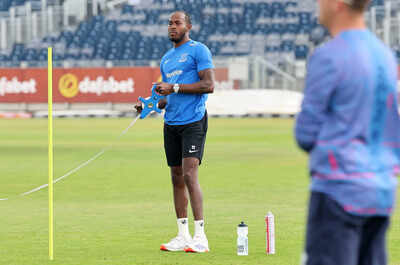 Jofra Archer, ready to bowl