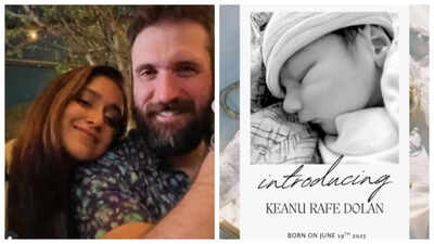Ileana D'Cruz announces the birth of her son, Keanu Rafe Dolan