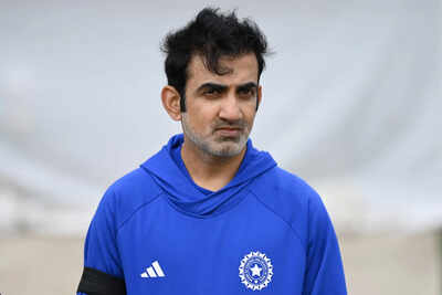 Under pressure: India's coach Gautam Gambhir.