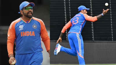 Rohit Sharma reflecting on Suryakumar Yadav's match-winning catch.