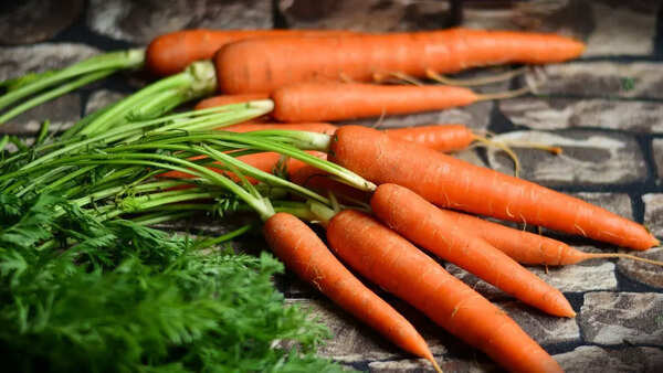 Fresh carrots, a classic choice for eye health