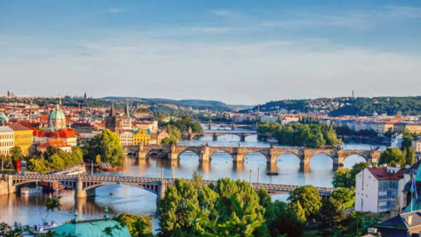Prague's iconic Charles Bridge