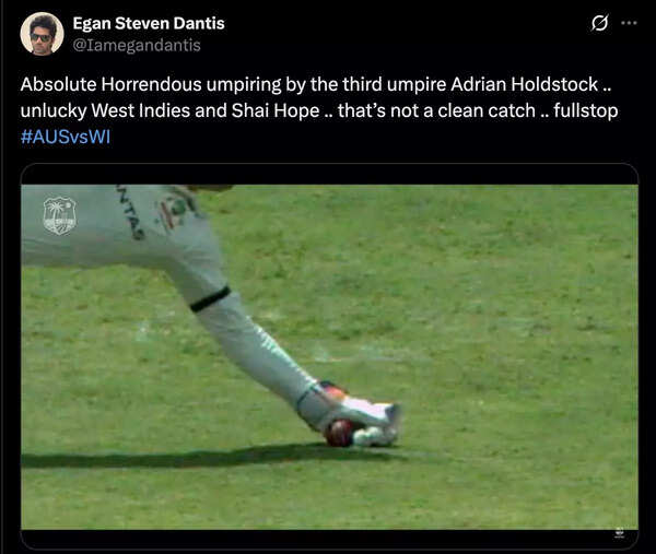 Online commentary on umpiring inconsistencies