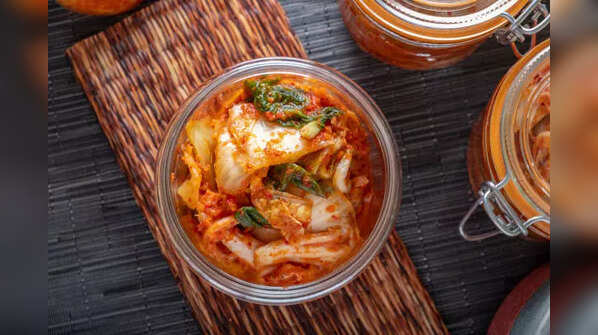Kimchi, a Korean staple for healthy skin.
