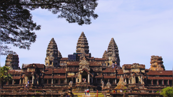 Angkor Wat at sunset, Cambodia