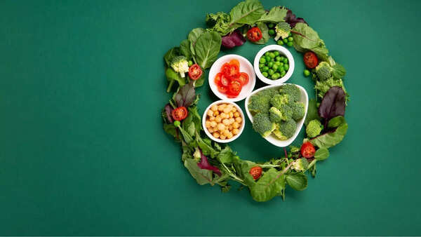 Variety of plant-based protein options