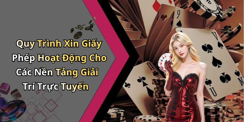 Quy Trình Xin Giấy Phép Hoạt Động Cho Các Nền Tảng Giải Trí Trực Tuyến