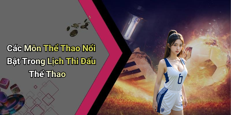 Các Môn Thể Thao Nổi Bật Trong Lịch Thi Đấu Thể Thao